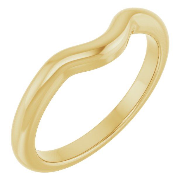 10K Band for Pear Ring