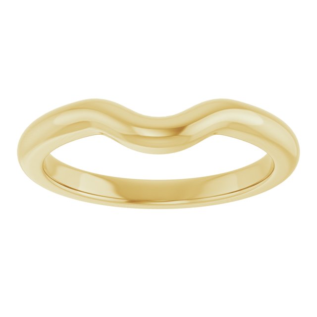 10K Band for Pear Ring