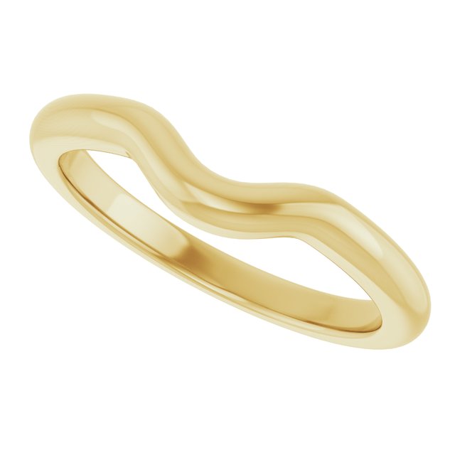 10K Band for Pear Ring