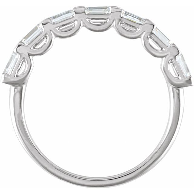 14K Yellow 1 3/8 CTW Lab-Grown Diamond Matching Band