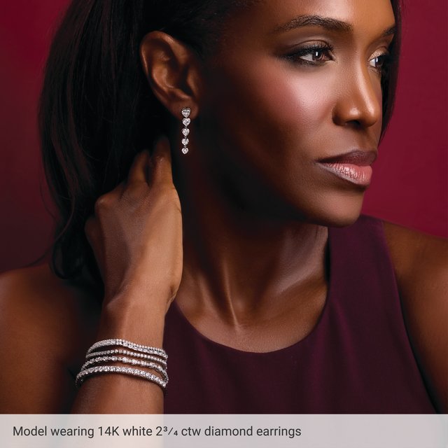 14K 2 3/4 CTW Lab-Grown Diamond Earrings