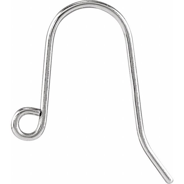 10K French Wire Earring Top