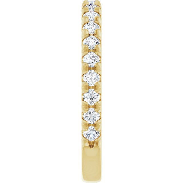 14K Yellow 1/2 CTW Natural Diamond Band