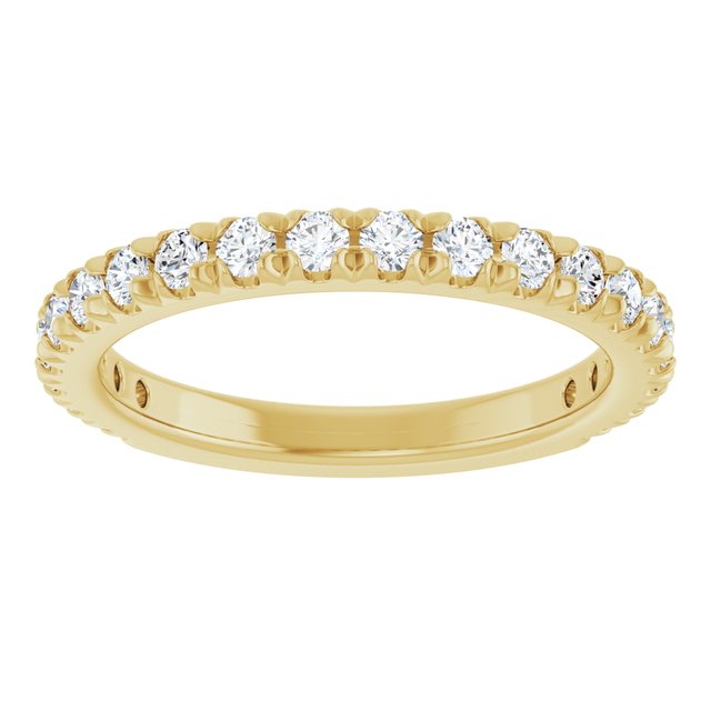 14K Yellow 1/2 CTW Natural Diamond Band