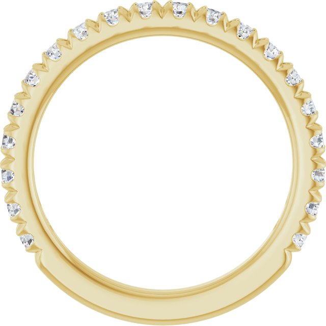 14K Yellow 1/2 CTW Natural Diamond Band
