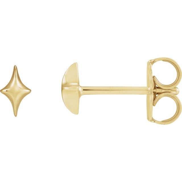 14K Star Stud Earrings