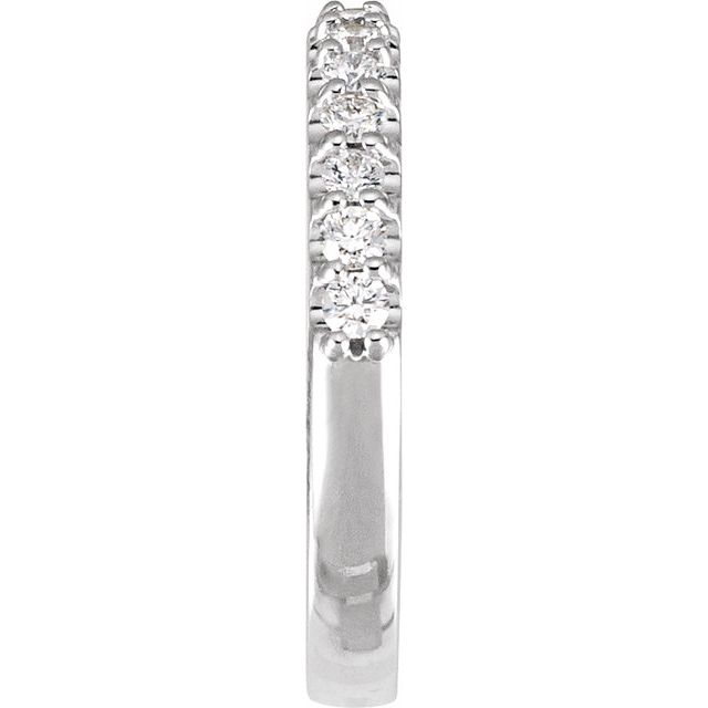 Platinum 1/2 CTW Natural Diamond Band