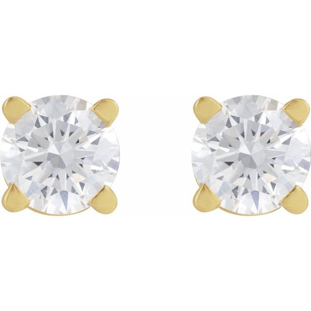 14K 1/6 CT Lab-Grown Diamond Stud Earring