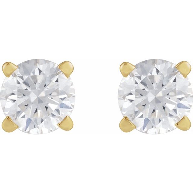 14K 1/4 CT Lab-Grown Diamond Earring