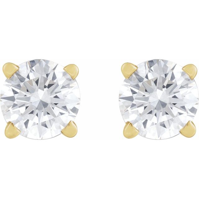 14K 1/2 CT Lab-Grown Diamond Earring
