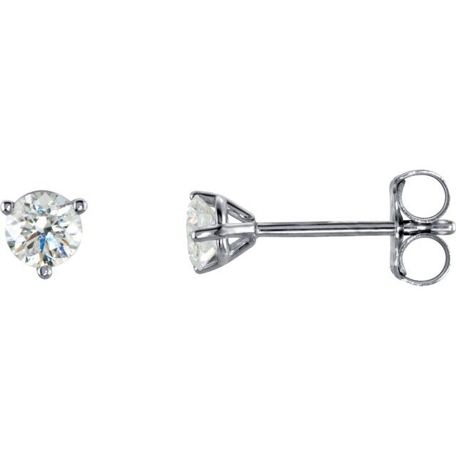 14K 1/3 CTW Natural Diamond Stud Earrings
