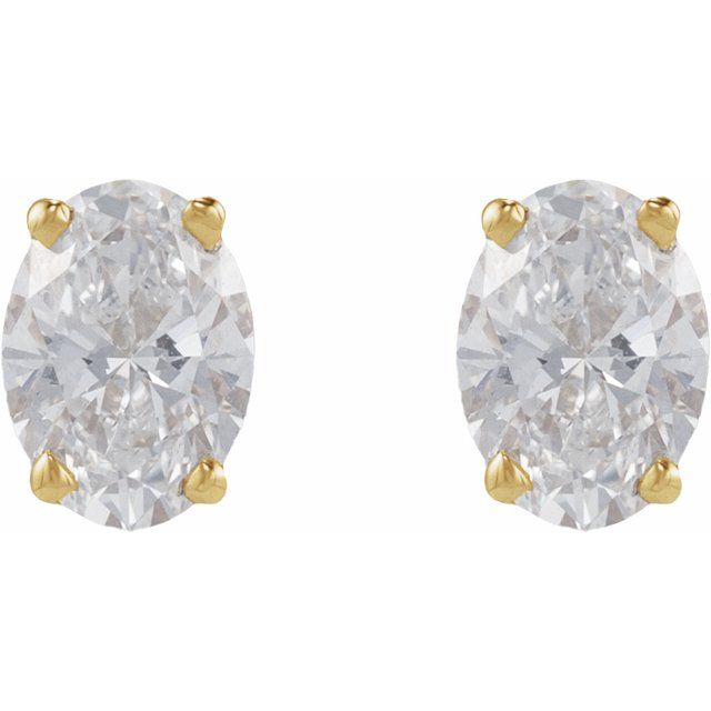 14K 1/4 CT Natural Diamond Earring