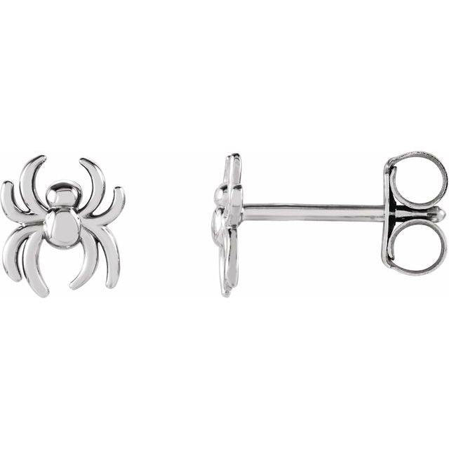 14K Spider Earrings