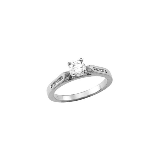14K Yellow .08 CTW Diamond Matching Band