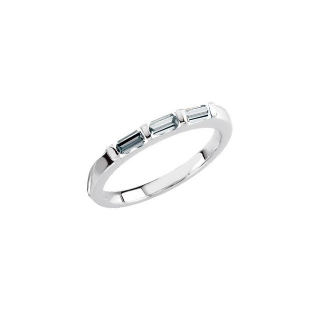 Platinum 1/3 CTW Natural Diamond Band