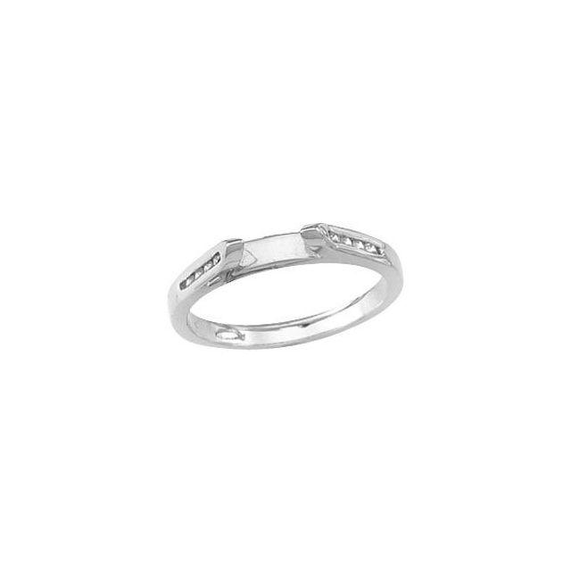 14K Yellow .08 CTW Diamond Matching Band