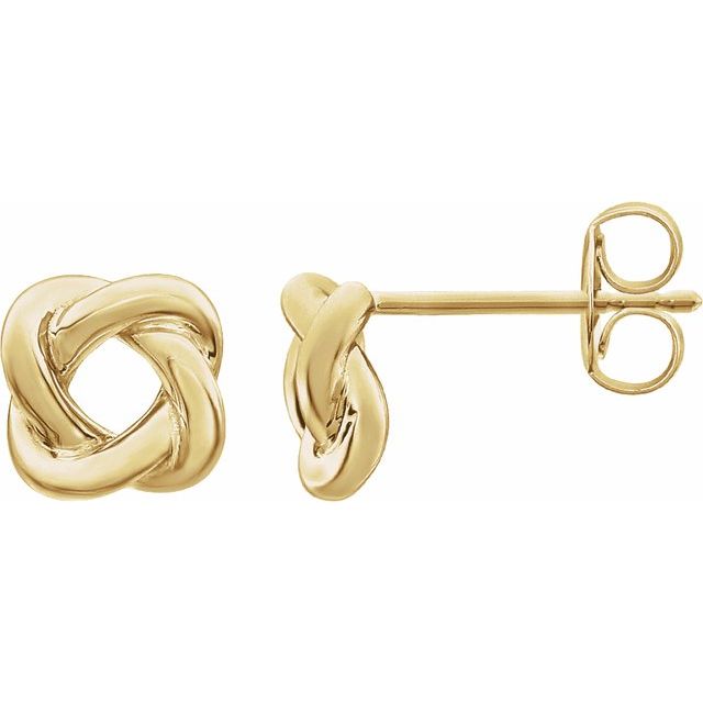 14K Knot Earrings