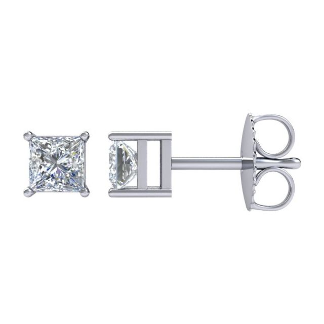 14K 1 1/2 CTW Natural Diamond Earrings
