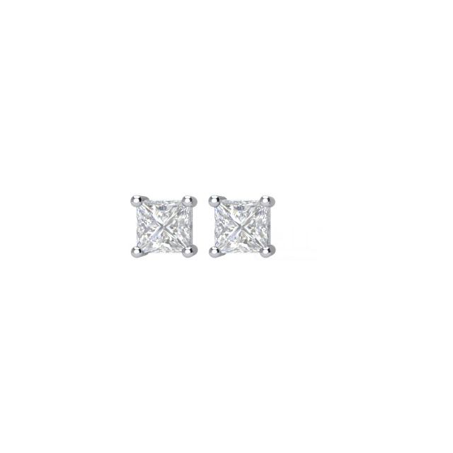 14K 1/6 CTW Natural Diamond Stud Earrings