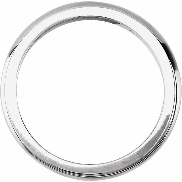 14K Solstice Solitaire® Tapered Knife Edge Matching Band 7