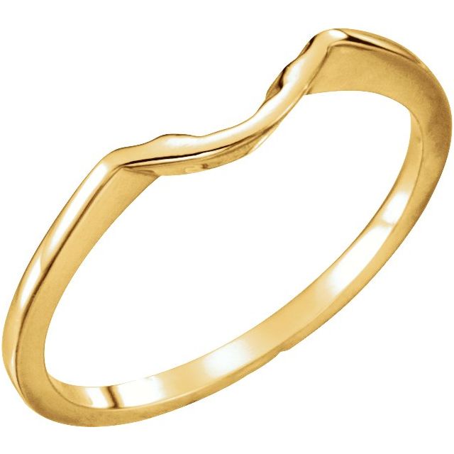 14K Matching Band for Oval