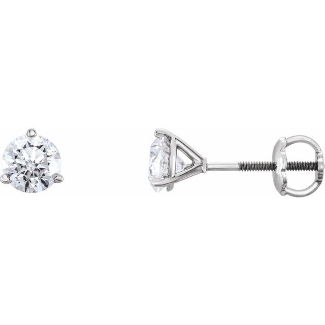 14K 1/3 CTW Natural Diamond Earrings