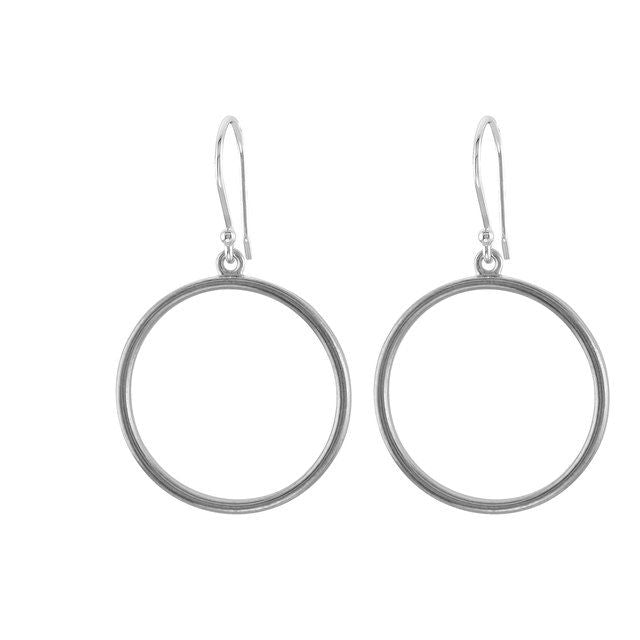 14K Circle Earrings