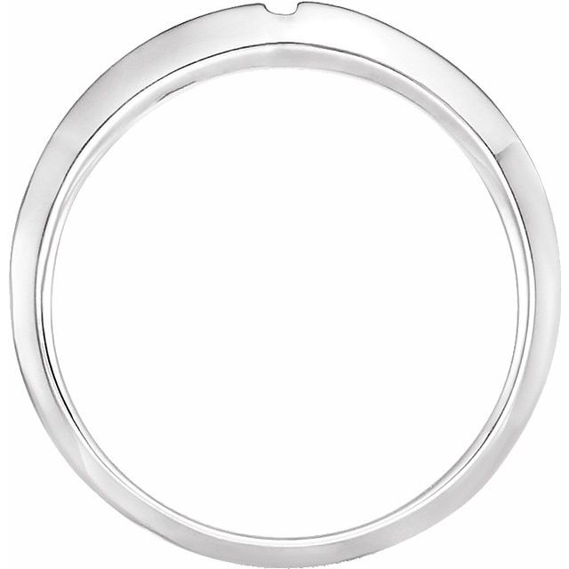 Platinum #5 Matching Band with One-Notch