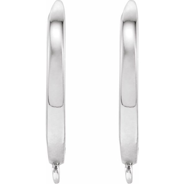 14K Click-In Lever Back Earring Top