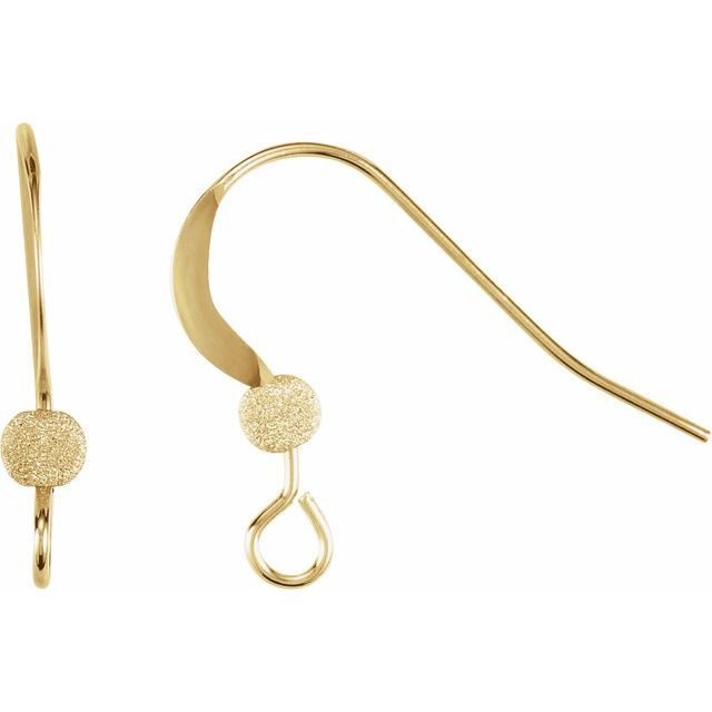14K Gold-Filled French Wire Earring Top