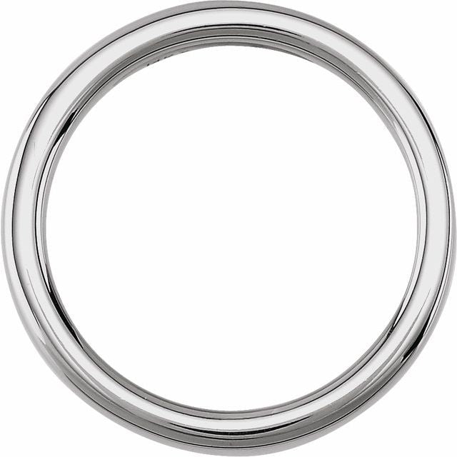 14K White Solstice Solitaire® #4=.25-.33 CT Tapered Bombé Matching Band