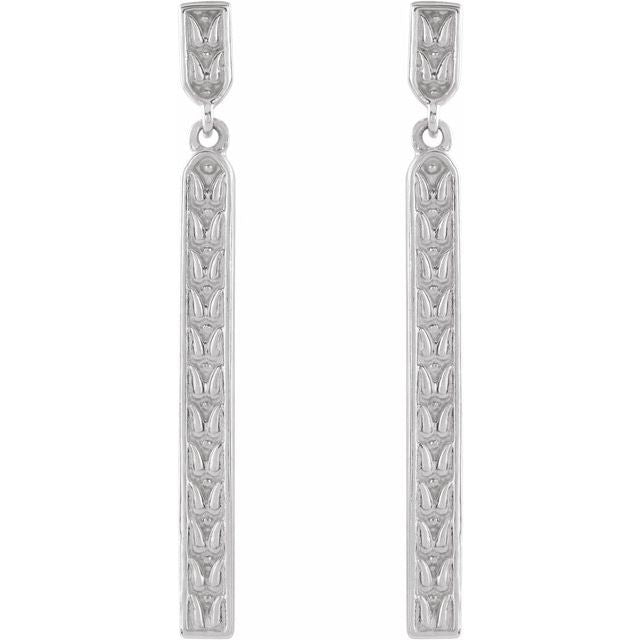 Sculptural Bar Earrings