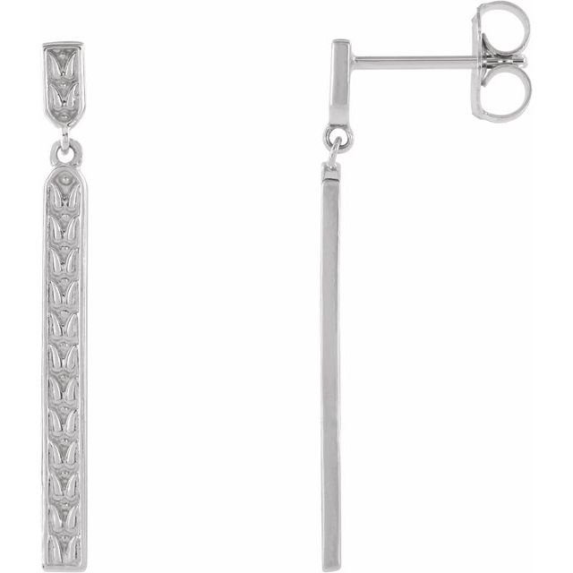Sculptural Bar Earrings