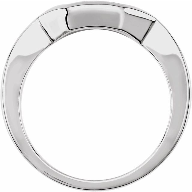 14K Band for Emerald Engagement Ring
