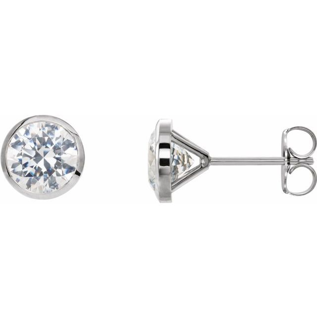 14K 2 CTW Lab-Grown Diamond Cocktail-Style Earrings