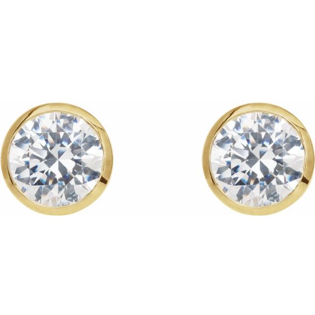14K 2 CTW Lab-Grown Diamond Cocktail-Style Earrings