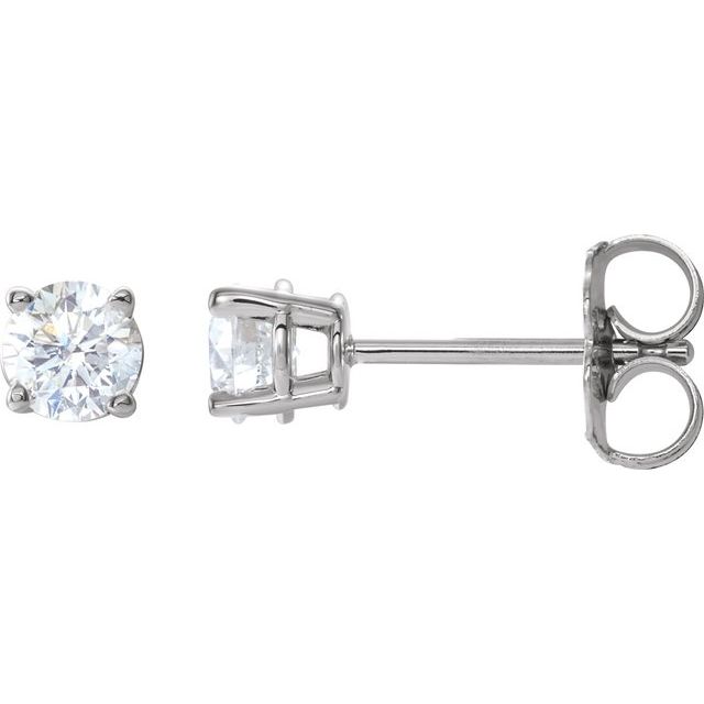 14K 1/2 CTW Natural Diamond Stud Earrings