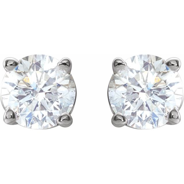 14K 1/2 CTW Natural Diamond Stud Earrings