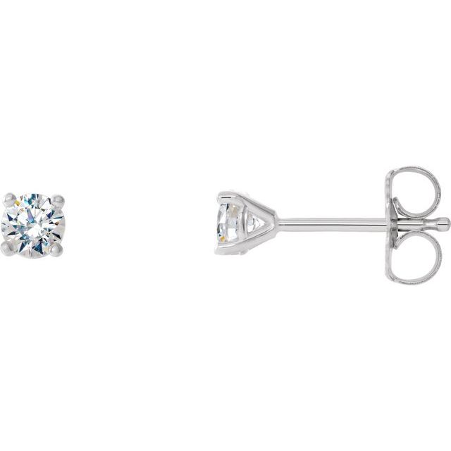 14K 1/2 CTW Natural Diamond Cocktail-Style Earrings