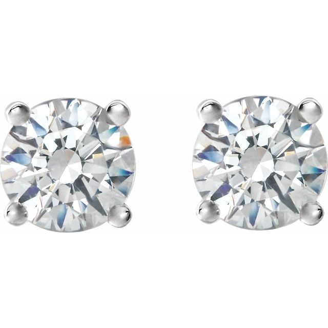 14K 1/2 CTW Natural Diamond Cocktail-Style Earrings