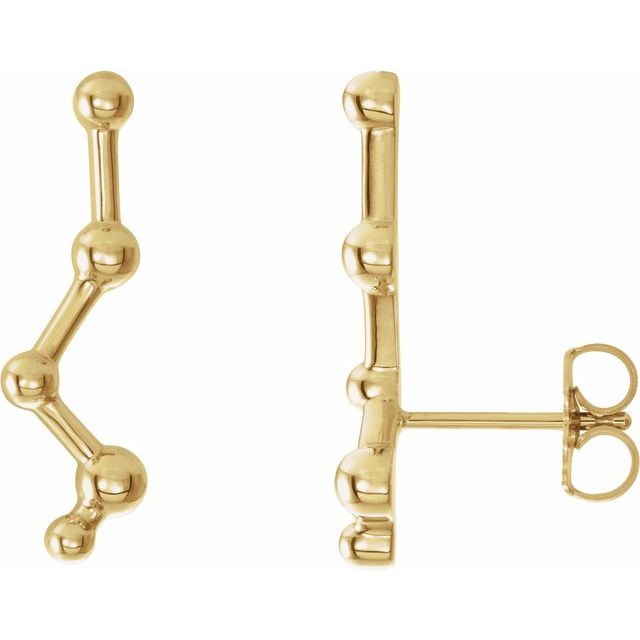 14K Constellation Ear Climbers