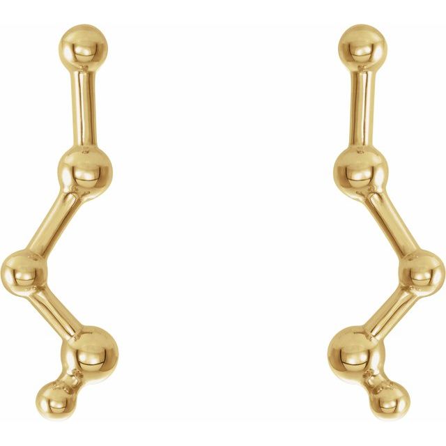 14K Constellation Ear Climbers