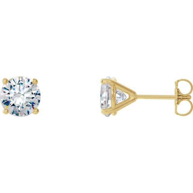 14K 1 CTW Natural Diamond Cocktail-Style Earrings