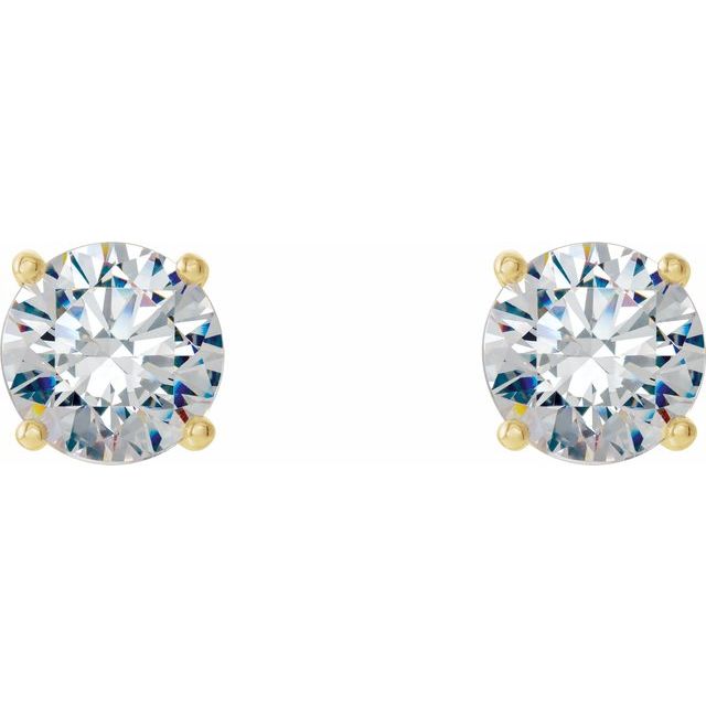 14K 1 CTW Natural Diamond Cocktail-Style Earrings