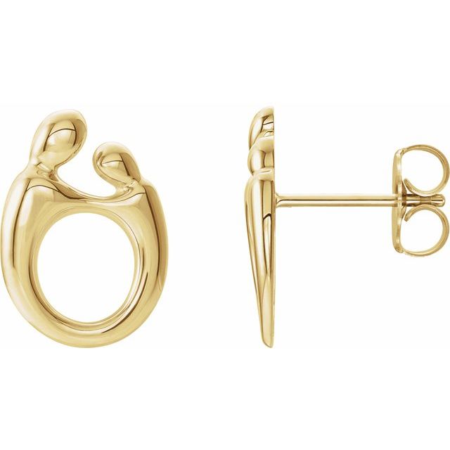 14K Mother and Child® Left Earring
