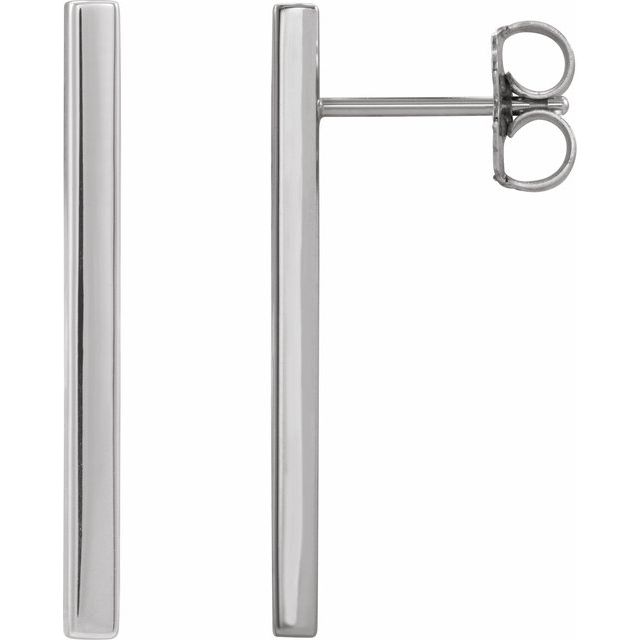 14K Bar Earrings