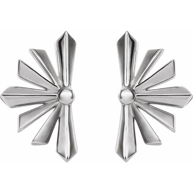 Sterling Silver Pair Star Earring