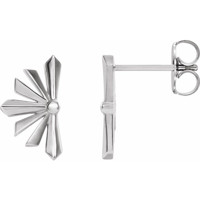 14K Pair Star Earring