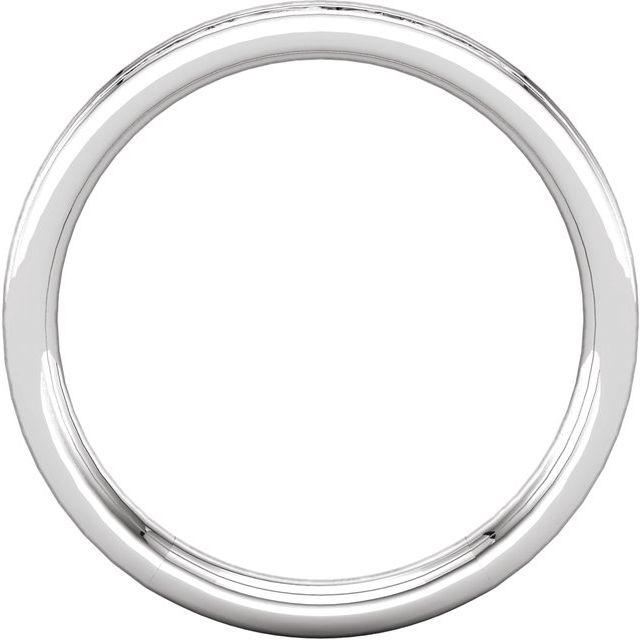 Platinum Sculptural Band