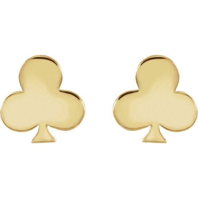 14K Club Earrings